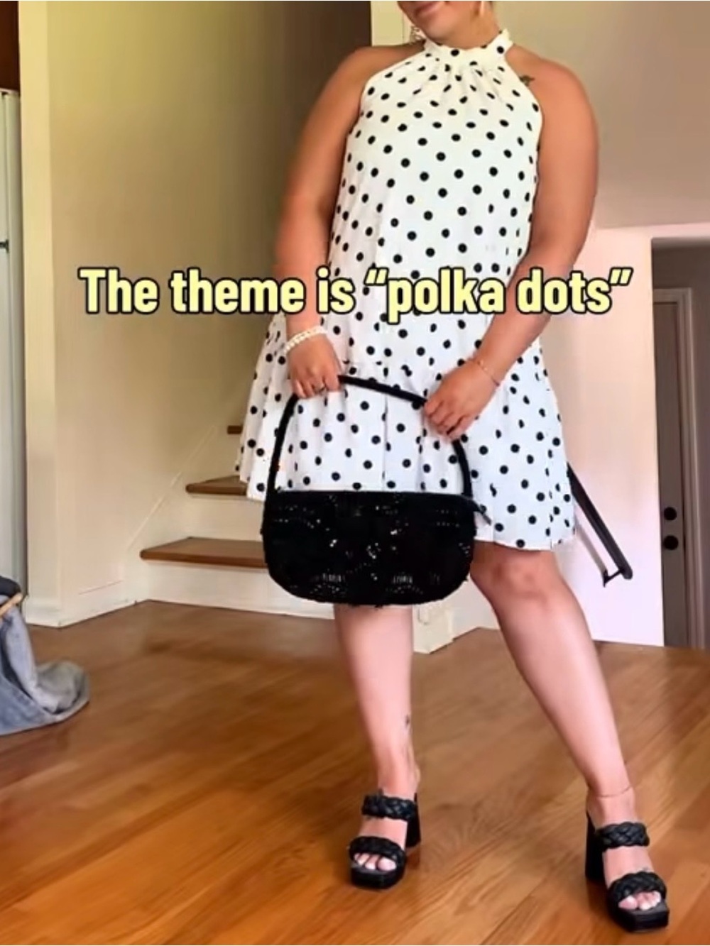 White Polka Dot Dress